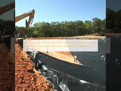 Sauerstoffindex≥30 Prozent HDPE-Geomembran Schwarz Weiß Blau Grün Grau Rot Gelb Langlebig Flexibel Wasserdichte Auskleidung Material