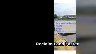 Geotextil-Entwässerungsrohre zur Rekultivierung