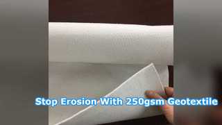 250 g/m² UV-beständiges Geotextil für den Erosionsschutz