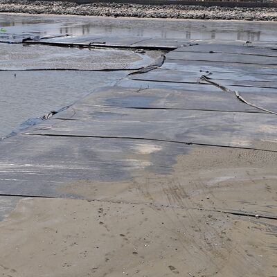 Hochdurchlässige Geotextil-Entwässerungsrohre für kommunale Klärschlammbehandlungsprojekte