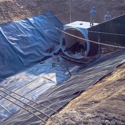 Fischsichere Geomembran-Liner aus HDPE für Landwirtschaftliche Bewässerungsbecken
