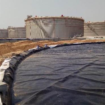 HDPE-Geomembranauskleidung für landwirtschaftliche Wasserspeicher