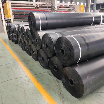 HDPE-Geomembran mit hoher Zugfestigkeit ≥15 MPa, Reißfestigkeit ≥25 kN/m