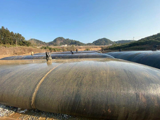 Hochtemperaturbeständige Filter Geotextil-Entwässerungstaschen Leicht langlebig für schwere Filtrationslösungen