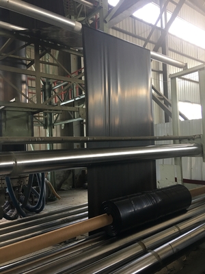 Kohlenstoffschwarz Gehalt 2,0-3,0% Reißfestigkeit ≥ 25KN/m Verlängerung beim Bruch ≥ 700% HDPE Geomembran Liner für die Bergbauindustrie