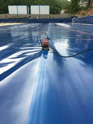 Blaue Müllgrube Swimmingpool HDPE Geomembrane-Zwischenlagen-1.5mm