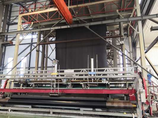 Zugfestigkeit ≥15MPa HDPE Geomembran-Liner Breite 1 bis 12 Meter Sauerstoffindex ≥30 Prozent Langlebige wasserdichte Membran