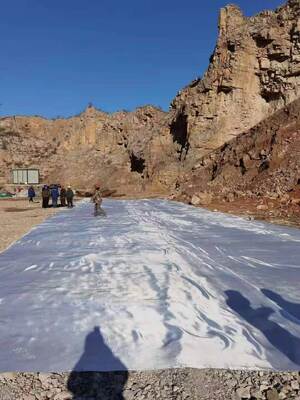 Weißes gewebtes Geotextil, Länge 50m 100m, mit CBR-Durchstichfestigkeit ≥12KN, ideal für Bodenstabilisierungs- und Erosionsschutzprojekte