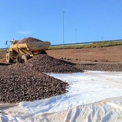 Gewebe aus Geotextilgewebe aus Polypropylen der industriellen Qualität aus PET 300 g