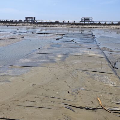 Hochtemperaturfeste gewebte Geotextil-Entwässerungsrohre für die Entwässerung von Palmölschlamm