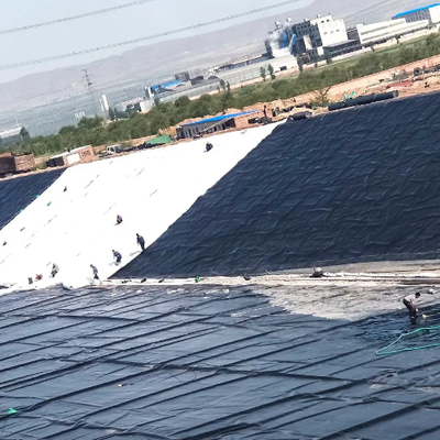 Hochspannungsdichte anti-Seepage-HDPE-Geomembran-Liner für die Lagerung von Industrieabfällen und Abfälle