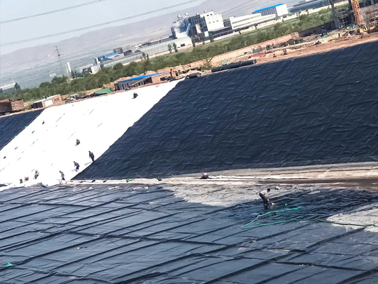 UV-geschützte schwarze HDPE-Geomembranauskleidung für den Bau künstlicher Seen