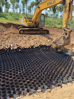 Plastikstabilisierung HDPE Geocell-Fahrstraße Geocell Antiverformung