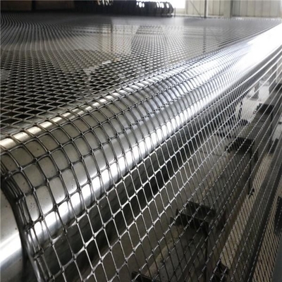 Basaler Damm Plastik-Geogrid Mesh Soil Slope Reinforcement Polyester Geogrid