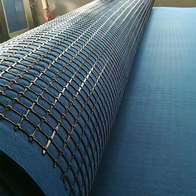 Kundenspezifisches Plastik-zweiachsiges Geogrid Hochmolekularpolymer Geogrid Mesh Welded pp.