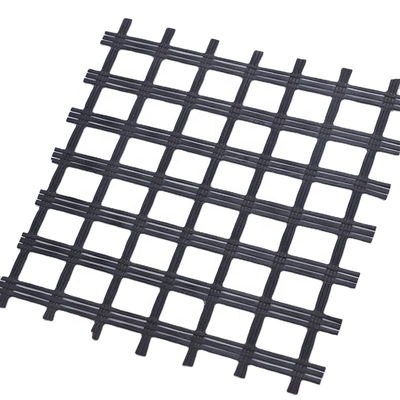 Bitumen beschichtete Fiberglas-Wiedergabe Mesh Roll Fiberglas Geogrid 25KN