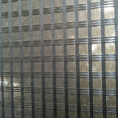 Geogrid mit Polymerbeschichtung aus Glasfaser für Biaxial Warp-Anwendungen in Rollen von 50-100 m
