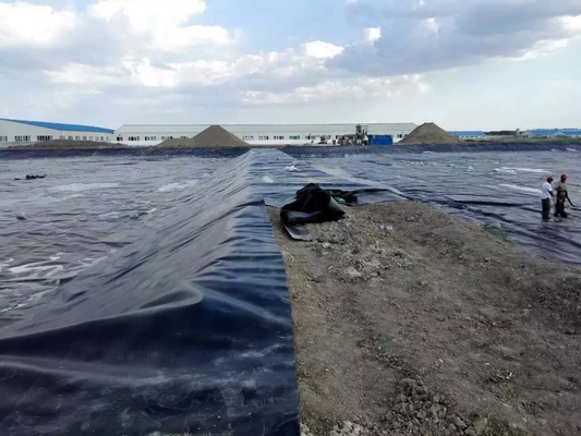 Korrosionsbeständige Zwischenlagen-hochfeste Stärke PVCs Geomembrane 0.8mm bis 2mm