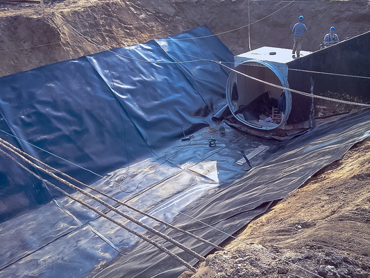 Zwischenlagen-Dach-Müllgruben-Pool-Behälter-Teich HDPE Verdammungs-Zwischenlage 0.2mm PVCs Geomembrane