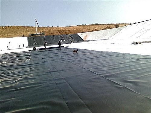 0.1-3.0 mm Dicke Geomembran mit hydrostatischem Druckwiderstand ≥ 1,0 MPa