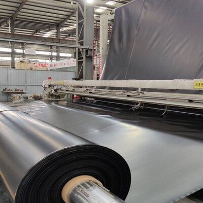 HDPE/LDPE/EVA Geomembran-Liner aus HDPE mit wasserdichtem und alterungsbeständigem Bestand für Damm- und Teichverkleidung